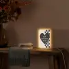 Liefde - Beige - Race Light Box met kabel (Wandlamp) klein -sfeer4