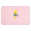 Grl pwr - Bliksem - Roze Badmat klein -3d