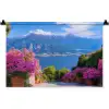 Lake Como - Italië - Landschap Wandkleed katoen klein -zz3d