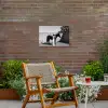 Vrouw - Paard - Artistiek Tuinposter op houten frame 2 cm dik klein -sfeer3