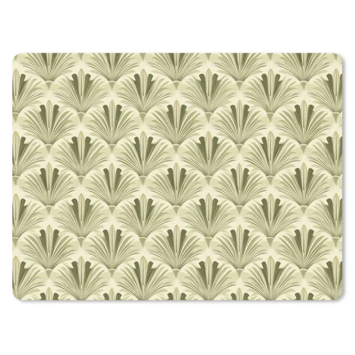 Klassiek - Waaier - Groen muismat rubber klein 262 -3d
