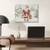 Kerstman- Winter - Sneeuw - Wit - Rood PET vilt klein -sfeer5