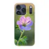 Bloem - Close up - Paars Telefoonhoesje iPhone 17 Pro klein -3d