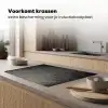 Beton - Grijs - donker Inductie beschermer vinyl 3mm klein -sfeer1