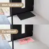 Star girl - Roze - Panter - Ster Deurmat klein -voor-na_DE