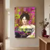 Johanna Henriette Engelen - Dubois Drahonet - Neon Textielframe zilver middel -sfeer2