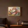 Vrolijk boeket - Dynamisch - Subtiele kleurspatten Light Box met batterij (Wandlamp) middel -sfeer4