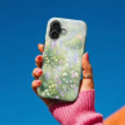 Bloemenveld - Heuvels - Kleurrijk Toughcase MagSafe Apple iPhone 17 klein -Sfeer1V
