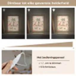 Dieren - Tropisch - Safari - Kleurrijk Light Box met kabel (Kinderlampje) klein -USP_dimbaarNL