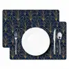 Deco - Waaier - Blauw Placemat vinyl groot 368 -zzsfeer2_Kitchenyeah-website