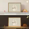 Eenhoorn - Wit - Stippen Light Box met batterij (Wandlamp kind) middel -sfeer3_kind
