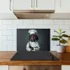 Hond - Garde - Kok keuken achterwand spatscherm klein -sfeer2