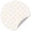 Patronen - Abstract - Beige - Geometrie Wandcirkel behangsticker klein 186 -3d
