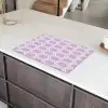 Patroon - Roze - Paars Inductie beschermer vinyl 3mm klein 276 -sfeer8