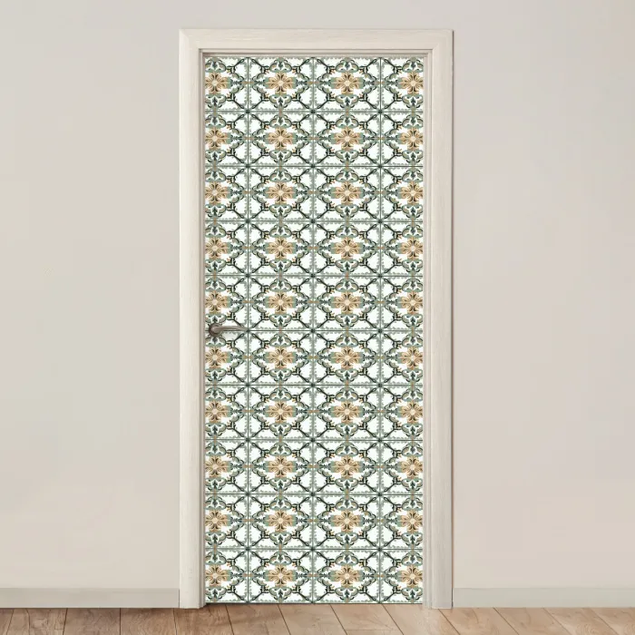 Floraal - Verweerd - Keurrijk deurposter klein 289 -3d_beige