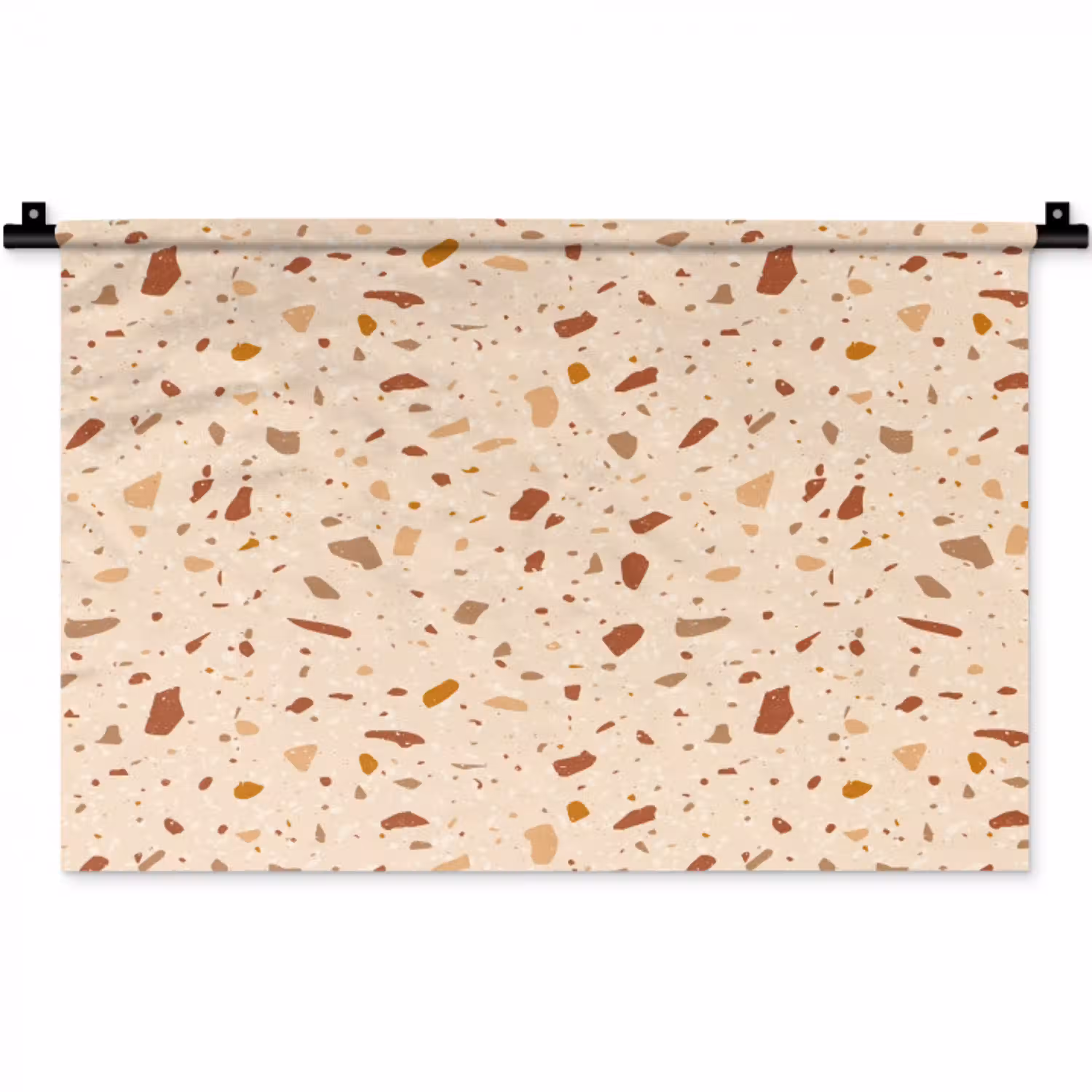 Terrazzo -  Patroon - Kleurrijk - Steen Wandkleed katoen klein 269 -zz3d