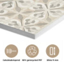 Tegel - Motief - Beige PET vilt klein 837 -closeup_NL