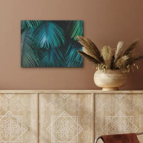 Palmblad - Tropisch - Natuur - Jungle PET vilt klein -sfeer4