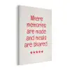 Quote - Sterren - Rood - Memories PET vilt klein -3d