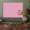 Yes you can do it - Rood - Roze PET vilt klein -sfeer2