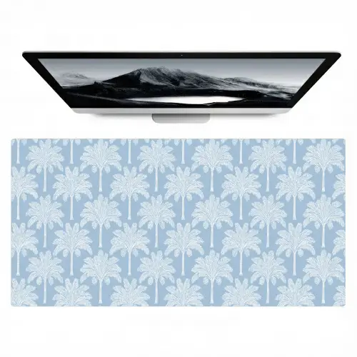 Palmboom - Modern - Blauw Muismat XXL klein 681 -zzz3d