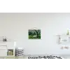 Vrouw - Boom - Boek - Mandje textielposter latten blank klein -kinderkamer