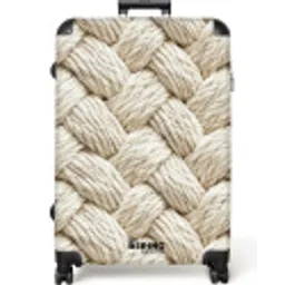 Touw - Gebreid - Beige NBS - Large koffer - Volwassenen Unisex groot -zzzzzzzzkaufland2