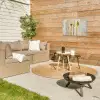 Verf - Goud - Bestek Tuinposter op houten frame 2 cm dik klein -sfeer2