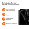 Schotse hooglander - Koe - Zwart - Wit - Dieren Inductie beschermer vinyl 3mm klein -zzzzzzz-td-ups