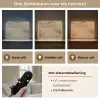 Hout - Bruin - Houtlook Light Box met batterij (Wandlamp) middel -USP_lichtkleurNL