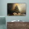 Kerstboom - Cadeaus - Goud canvas 2cm klein -sfeer4