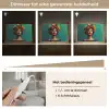 Vrouw - Hoodtooi - Tropisch - Fruit - Druiven Light Box met kabel (Tafellamp) klein -USP_dimbaarNL