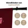 love your damn self - Cirkel - Glitter - Rood Wandkleed katoen klein -sfeer2
