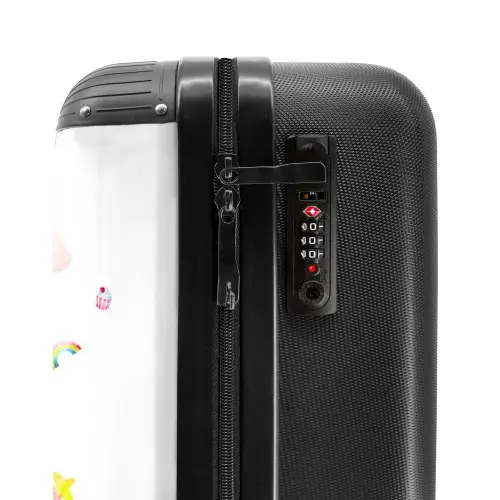 Luchtige eenhoorns NBS - Handbagage koffer - Unisex middel -slot