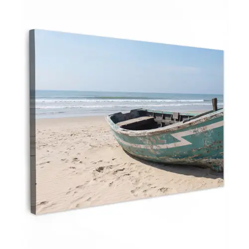 Boot - Zandstrand - Zee canvas 2cm klein -z3d