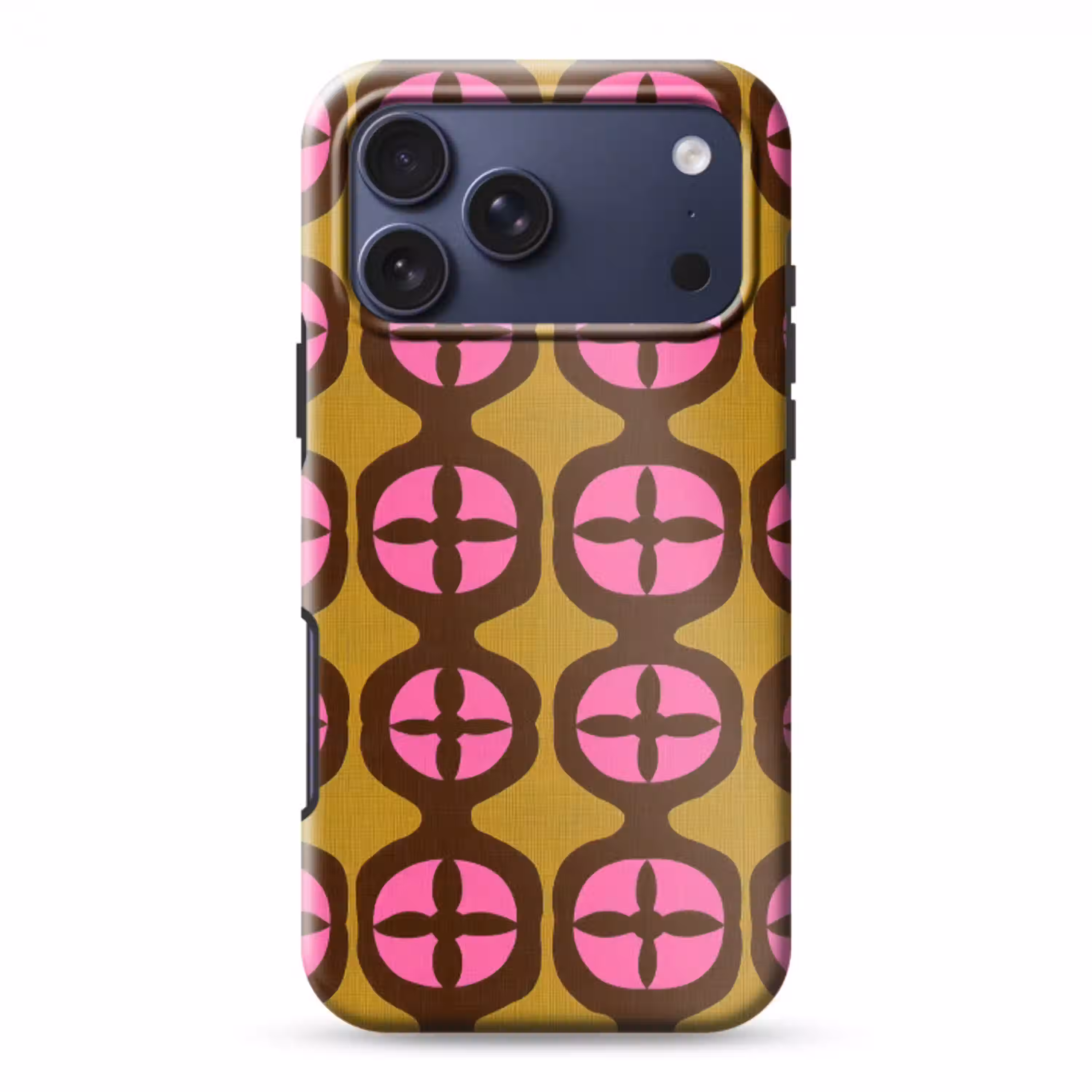 Modern - Patroon - Roze Toughcase MagSafe Apple iPhone 17 Pro Max klein 1019 -3d