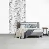Marmer - Zwart - Dramatisch - Wit fotobehang vinyl groot 64 -slaapkamer