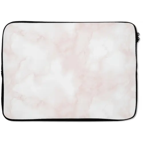 Wolkenstructuur - Roze - Marmer laptophoes neopreen klein 279 -zkaufland3dotto