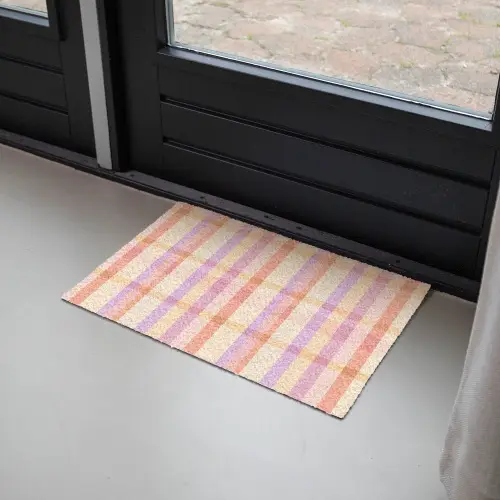 Pastel - uitpatroon - Geometrisch Deurmat klein 898 -sfeer2