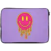 Smiley - Drip - Neon laptophoes neopreen klein -zkaufland3dotto