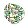 Bladeren - Flamingo - Bloemen - Jungle Wandcirkel Organisch Plexiglas middel -3d