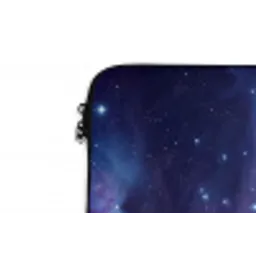 Ruimte - Sterren - Kleurrijk laptophoes neopreen klein -detail