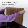 Bruin - Patronen - Hout Inductie beschemer met haakjes klein 777 -ky-ophangen-nl
