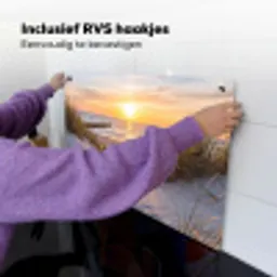 Strand - Zonsondergang - Natuur - Landschap Inductie beschemer met haakjes klein -ky-ophangen-nl