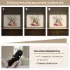 Wijnflessen - Takken - Sinaasappels Light Box met batterij (Wandlamp) middel -USP_dimbaarNL
