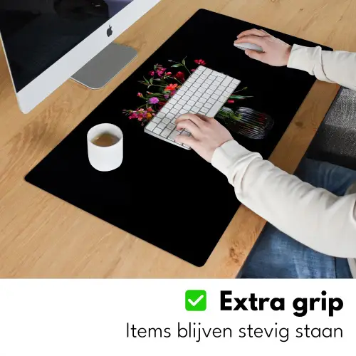 Boeket - Veldbloemen - Vaas Muismat XXL klein -sfeer3