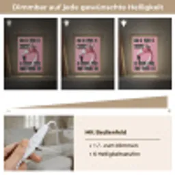 Flamingo - Roze - Vogel - Decoratie Light Box met kabel (Tafellamp) klein -USP_dimbaarDE