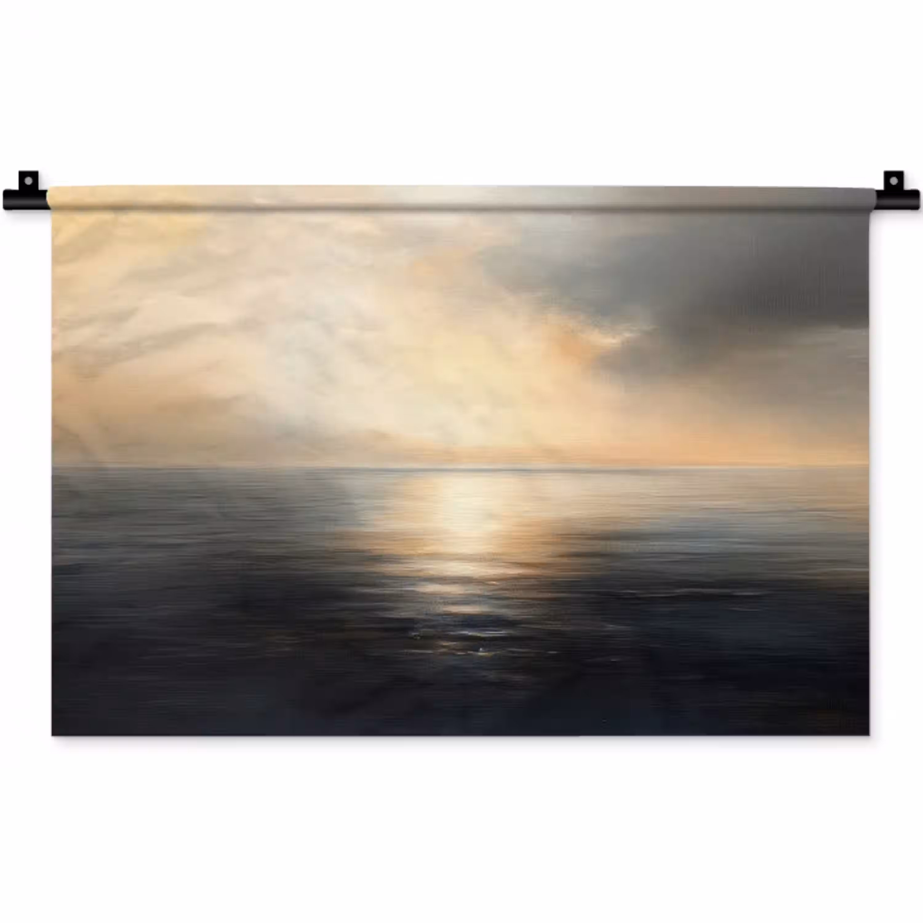 Zon - Horizon - Zee Wandkleed katoen klein -zz3d