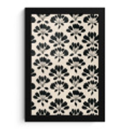 Abstract - Patroon - Zwart fotolijst zwart zonder passe partout klein 224 -3d