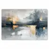 Kunst - Grijs - Goud - Abstract Placemat vinyl groot -zzsfeer1_Kitchenyeah-website